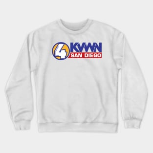 KVWN Channel 4 News Logo Anchorman Crewneck Sweatshirt